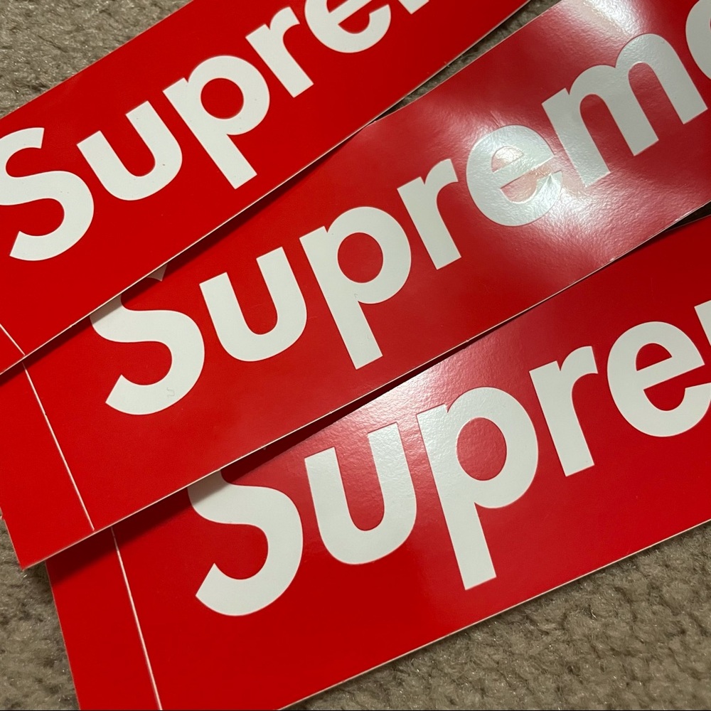 Authentic Supreme Sticker x 3 - Picture 2 of 4